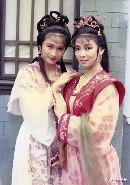 香港八九十年代古装怀旧美女合影集，邓萃雯，翁美玲，邵美琪