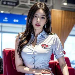 制服空姐美女_美女空姐制服优雅时尚迷人