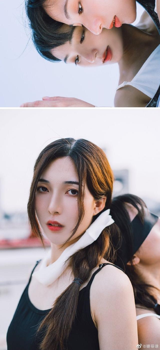 黑，与白，与暧昧之间，清新美女写真