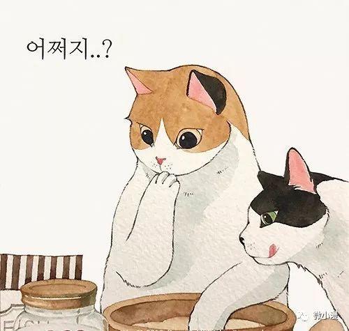 一位绘猫成瘾的插画师，她的作品全是喵咪..（漫画）