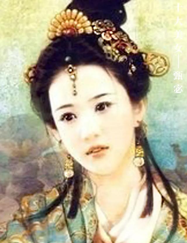 AI还原古代十大美女的真实容貌，倾国倾城杨玉环，风华绝代王昭君