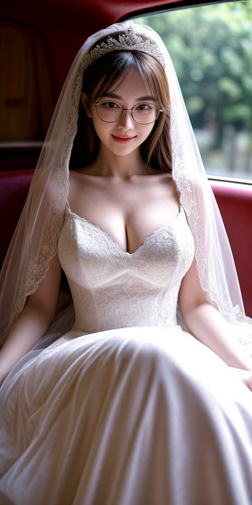 AI 美人图第七十四期：婚纱性感美女引发热议，展现迷人的时尚魅力