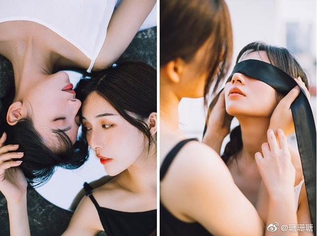 黑，与白，与暧昧之间，清新美女写真