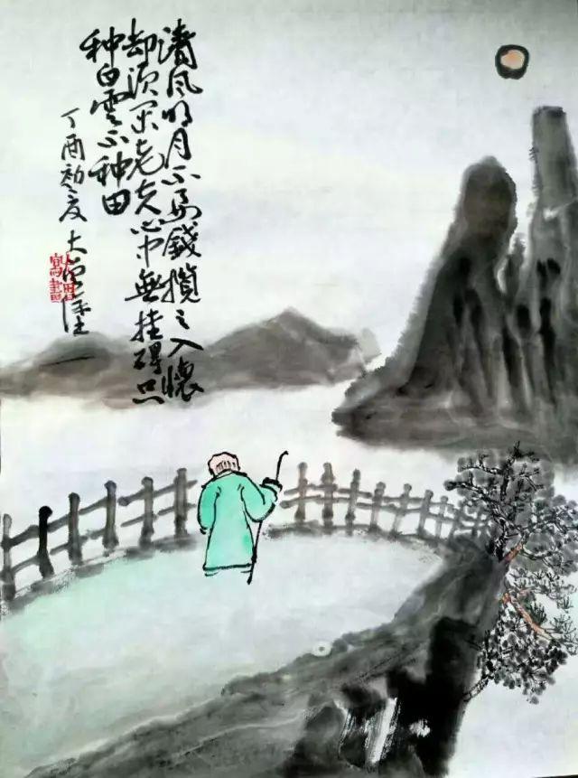 大曾画画：高温酷暑夏日长，坦胸露怀图清凉，美女撞见休要怪，老夫岂敢耍流氓