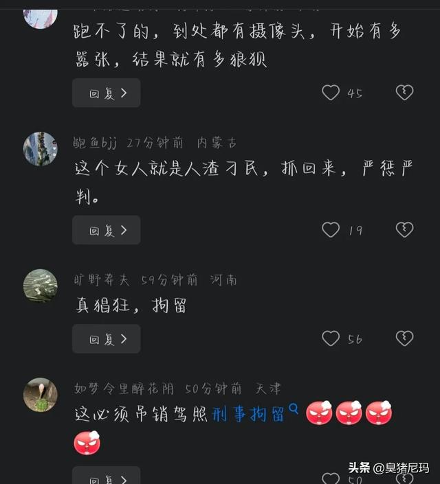 女子开车无道德向交警吐口水，还潇洒离开。网友怒了：吊销驾驶证