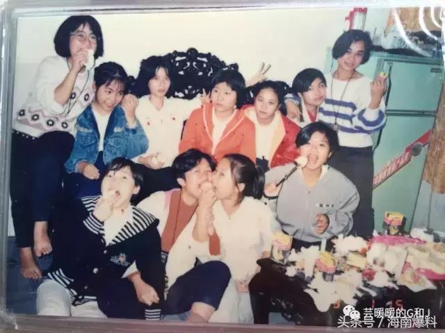 讲真的，90年代初的海南校园女生美翻天了！