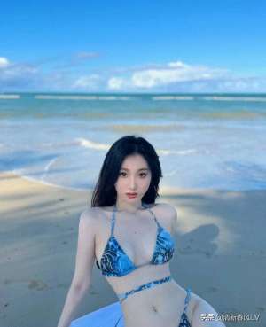 加勒比美女图片(加勒比海之蓝，比基尼美女的梦幻画卷)