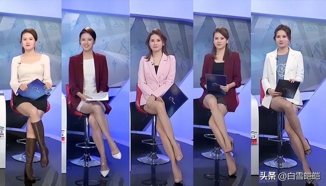 广东电视台体育频道四大美女主持人，肤白貌美大长腿