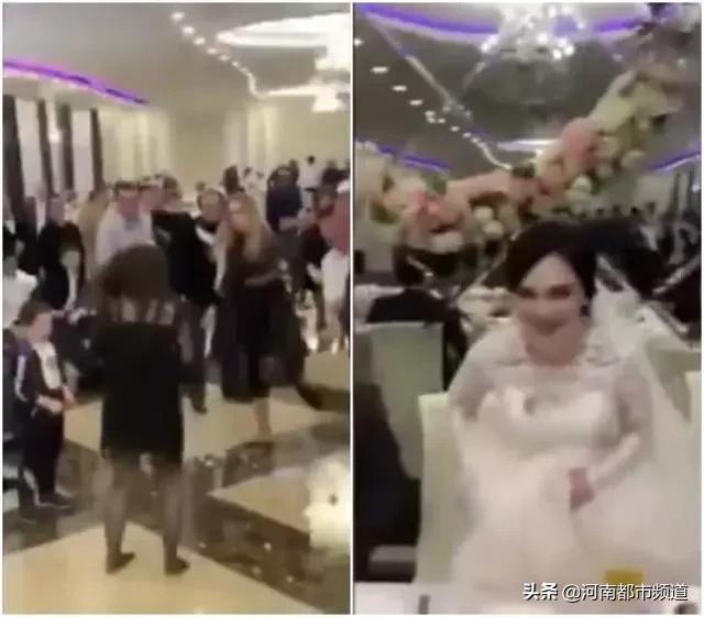 婚礼上，俩美女为抢新娘的手捧花大打出手、满地打滚！