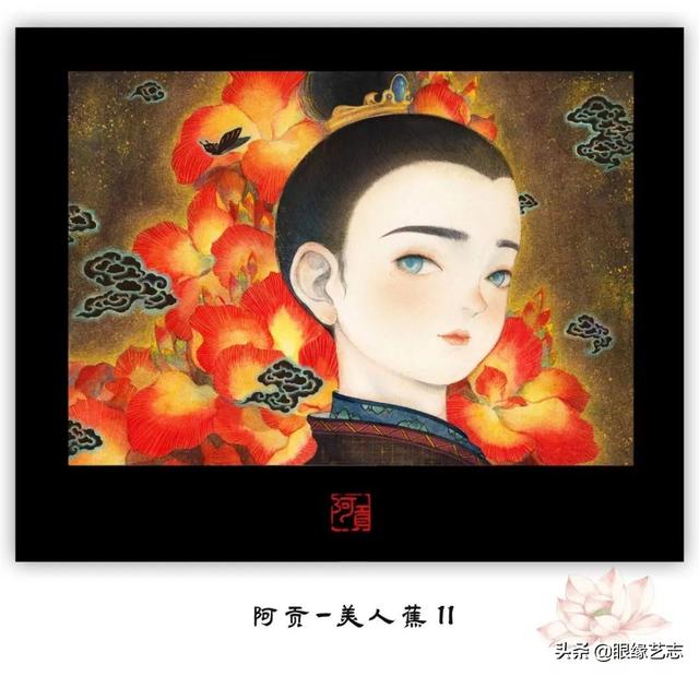 古风美女二十四节气套图，90后插画师的国风味道很正