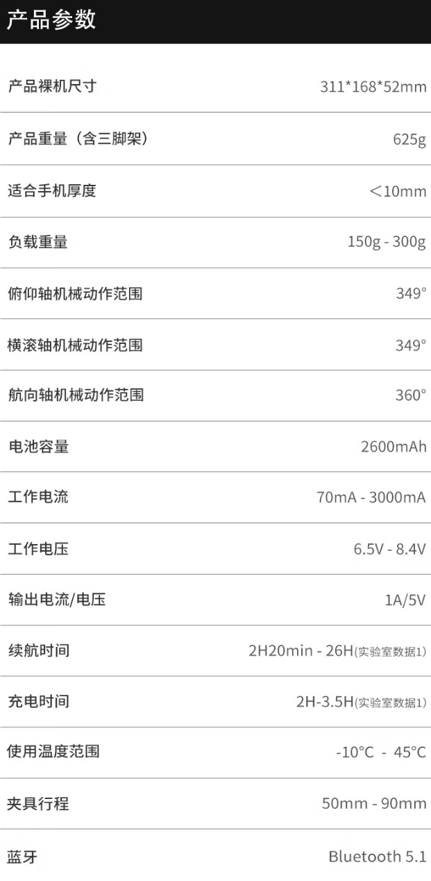 智云SMOOTH 5S Ai云台上市：水晶机身、磁吸跟拍，849元起