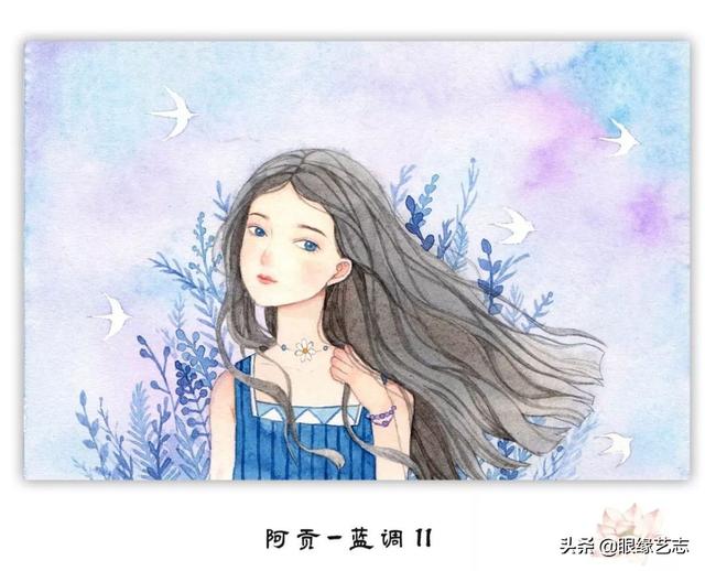 古风美女二十四节气套图，90后插画师的国风味道很正