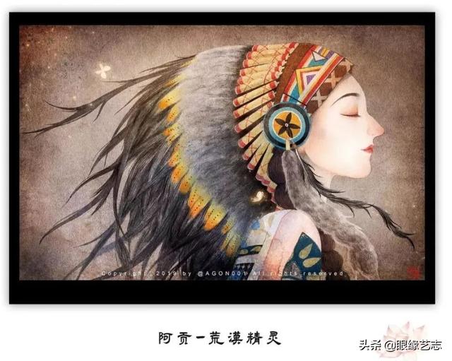 古风美女二十四节气套图，90后插画师的国风味道很正