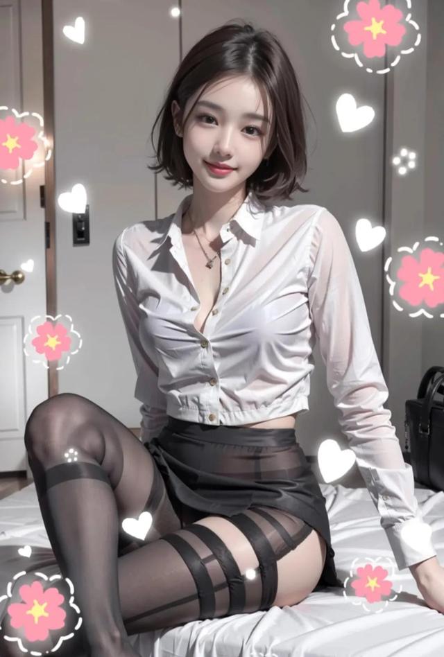 AI虚拟性感美女（黑丝大长腿JK）