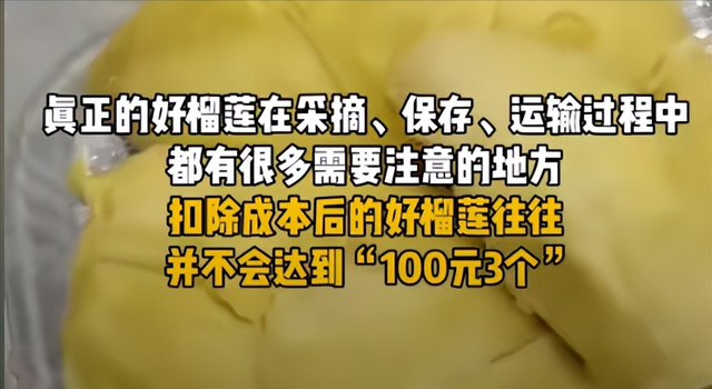 乱套了！博主B太揭秘100元3个泰国榴莲冲上热搜，评论炸锅