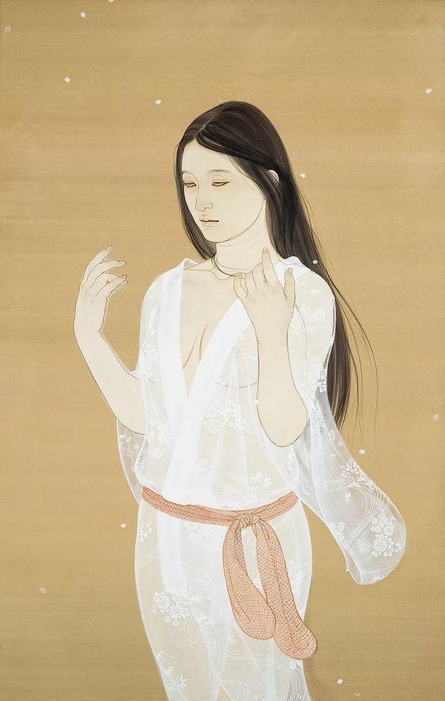 日本女画家唯美工笔人体绘画作品