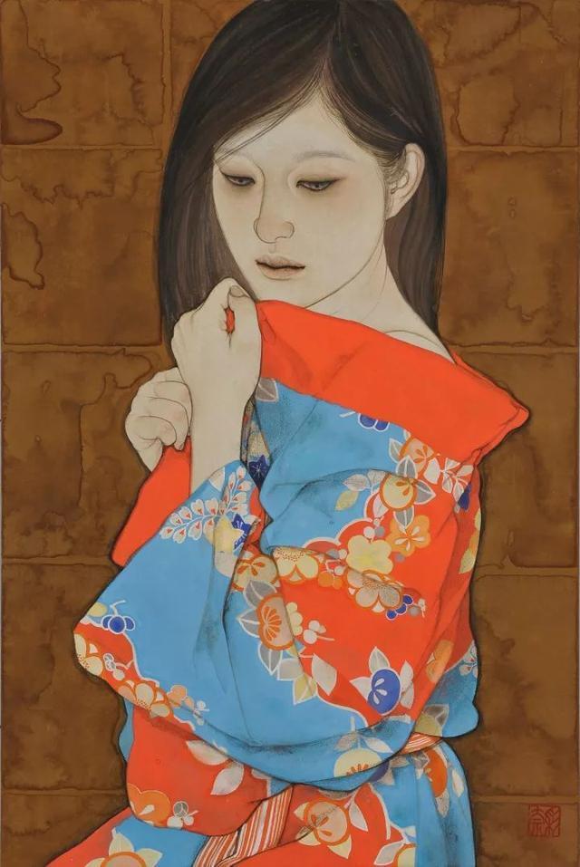 日本女画家唯美工笔人体绘画作品