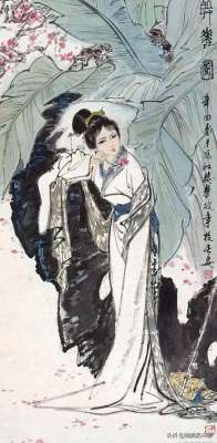 教你画古代美女步骤图(陕西大家王西京画古装美女系列作品欣赏)