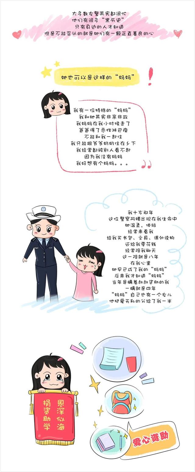 一位湖州公安警嫂的原创漫画《原来她是这样的女警察……》