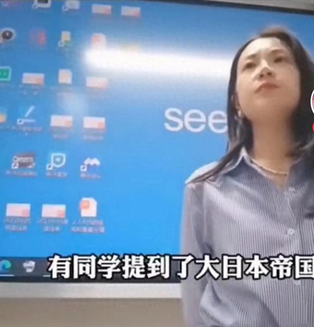 美女老师一堂爱国教育课，让无数国人热血沸腾!让很多人无地自容