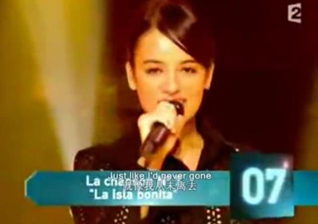 法国美女 Alizee - La Isla Bonita 中英文字幕 超级好听 高清晰