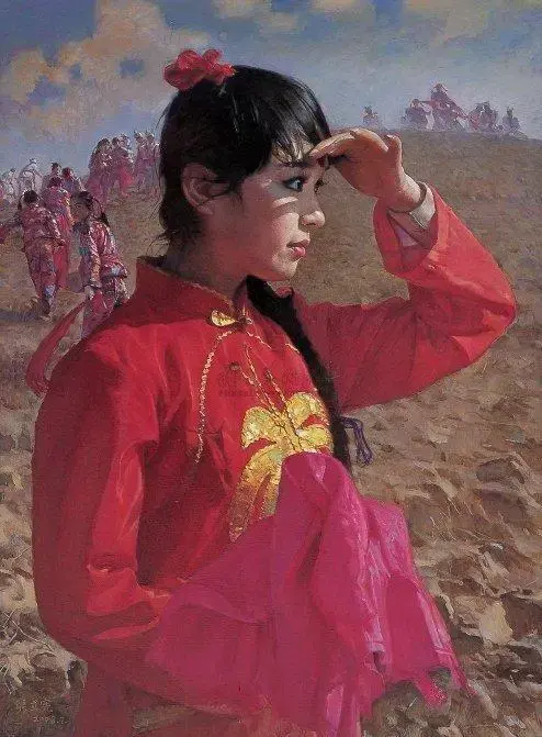 人体油画艺术：如同摄影般逼真的美女油画