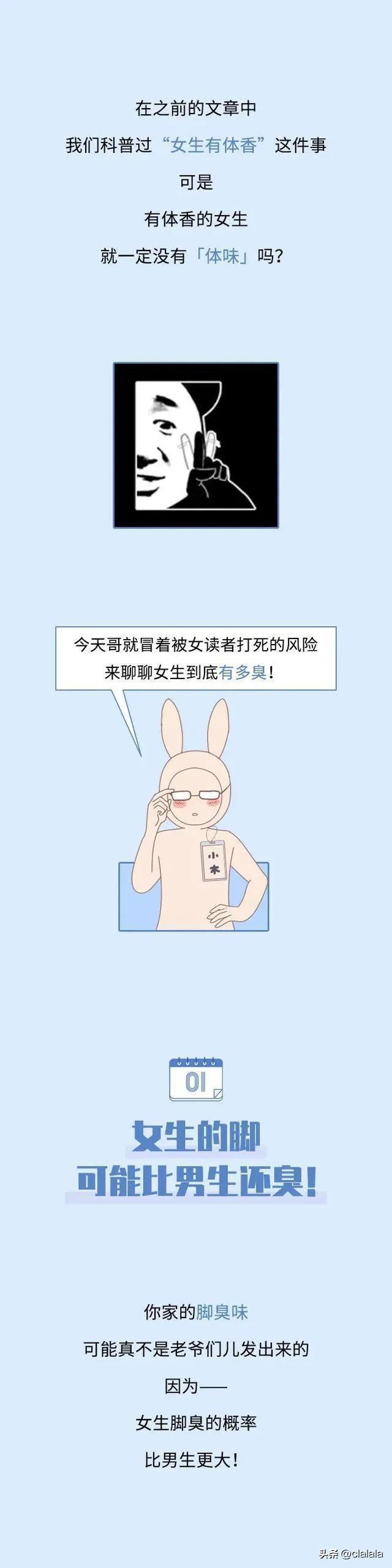 女生身体的哪些部位比较“臭”？男生知道几个？（漫画揭秘）