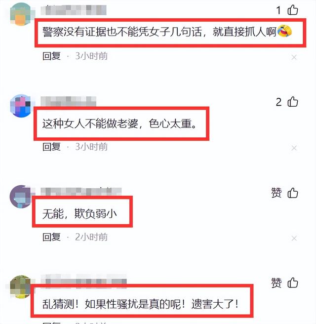 “他摸我下面”！女子勇擒咸猪手，男方不认账，警察执法引起热议