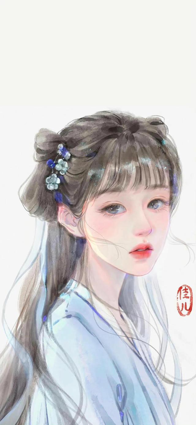 古装美女｜高清全屏，唯美插画