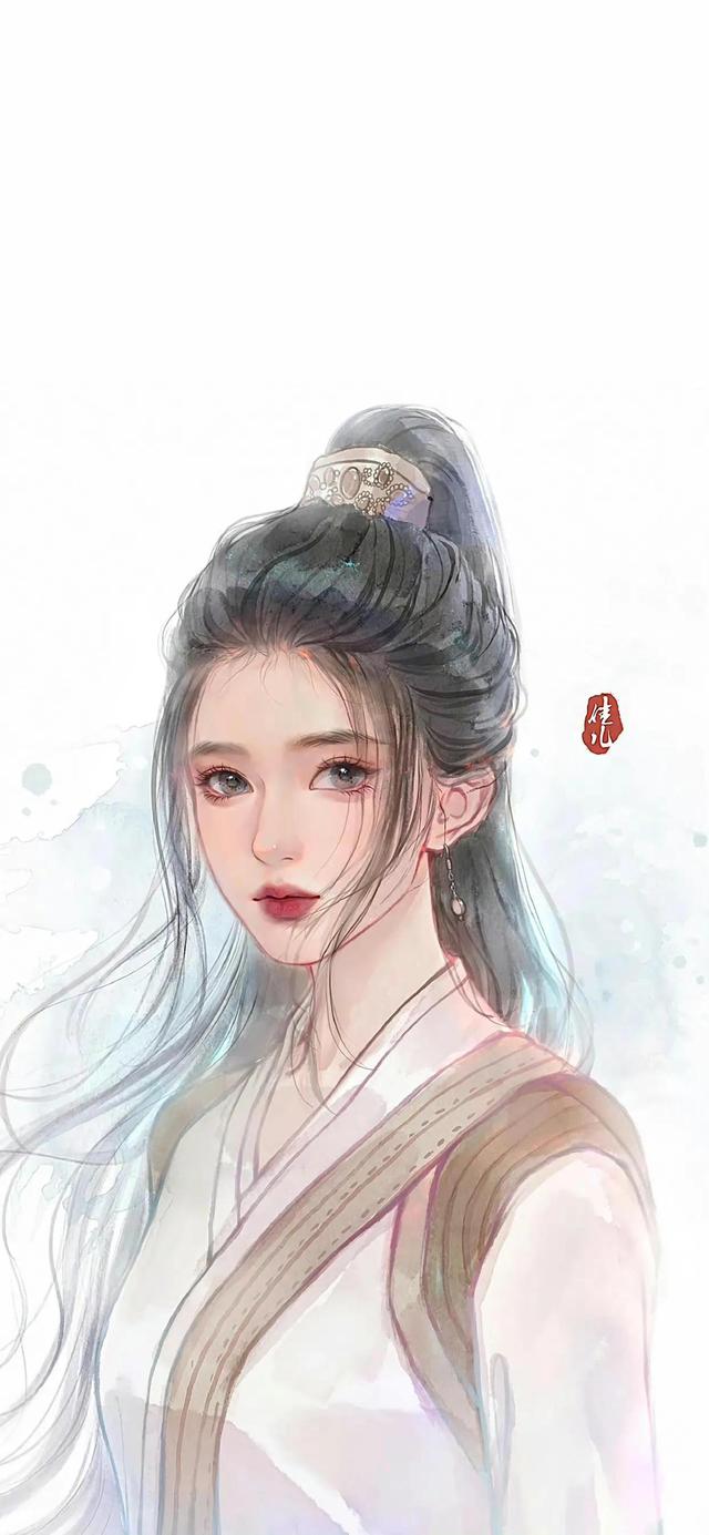 古装美女｜高清全屏，唯美插画