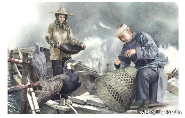 中国水彩画家：广州美术学院沈璐（美女连环画家）