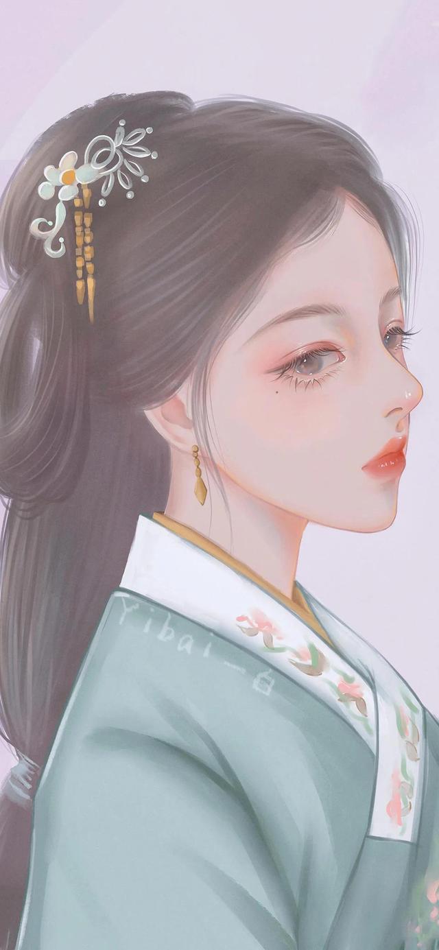 古装美女｜高清全屏，唯美插画