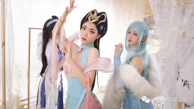 cos：王者荣耀四大美女同人旗袍cos正片