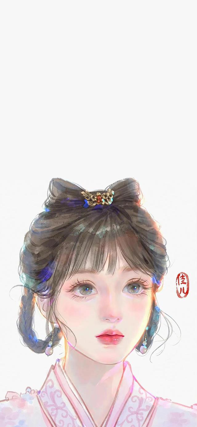 古装美女｜高清全屏，唯美插画