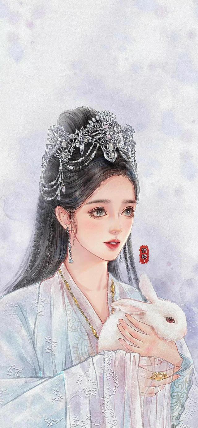 古装美女｜高清全屏，唯美插画